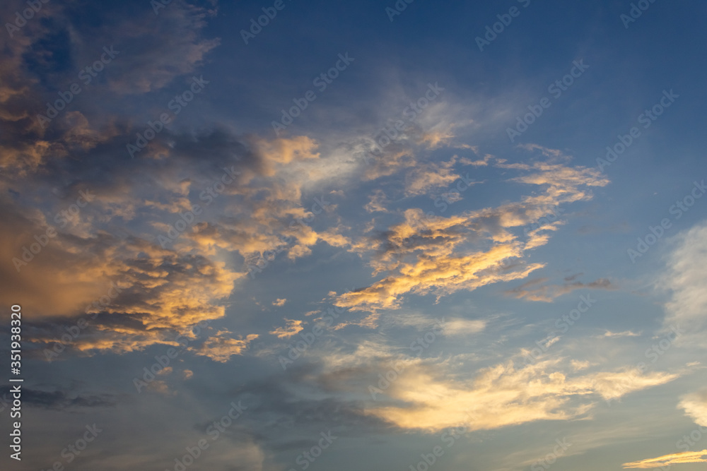 clouds at sunset