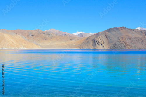 Pangong lake in Ladakh, India.