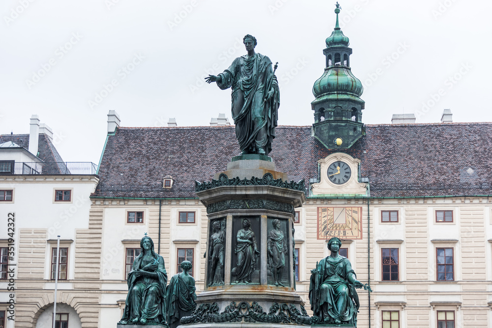 Kaiser Franz II Monument, dedicated to the memory of the first Emperor of Austria, Francis I (who ruled from 1804-1835) who was also as Francis II, the last Holy Roman Emperor