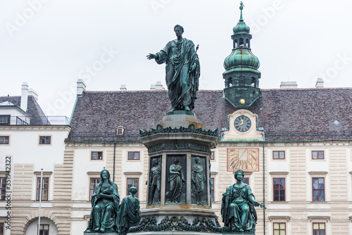 Kaiser Franz II Monument, dedicated to the memory of the first Emperor of Austria, Francis I (who ruled from 1804-1835) who was also as Francis II, the last Holy Roman Emperor