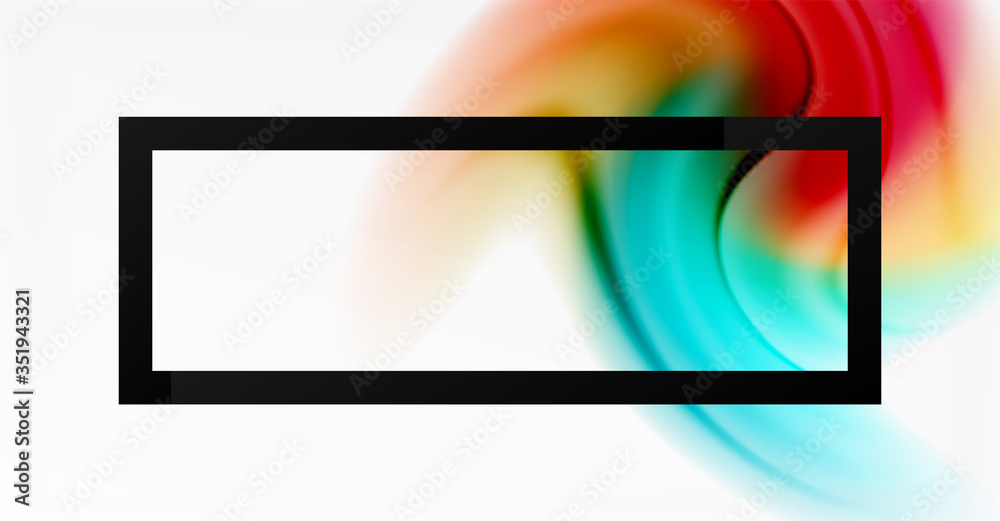 Fototapeta premium Abstract background, fluid mixing gradient liquid style colors composition. Vector Illustration For Wallpaper, Banner, Background, Card, Book Illustration, landing page