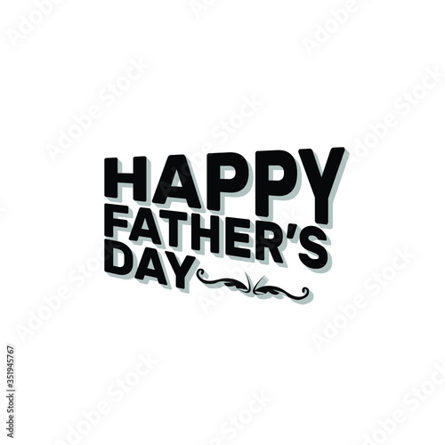 Happy Father's Day Awesome Typography Design 2020