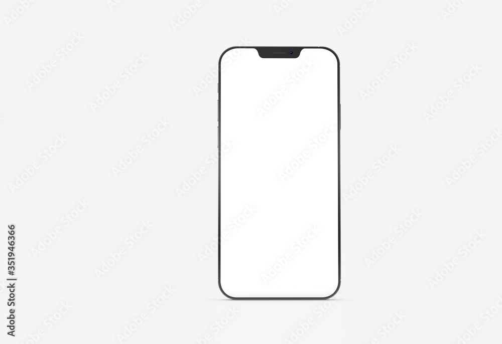 white mobile smartphone device digital isolated 3d white mobile smartphone device digital isolated 3d