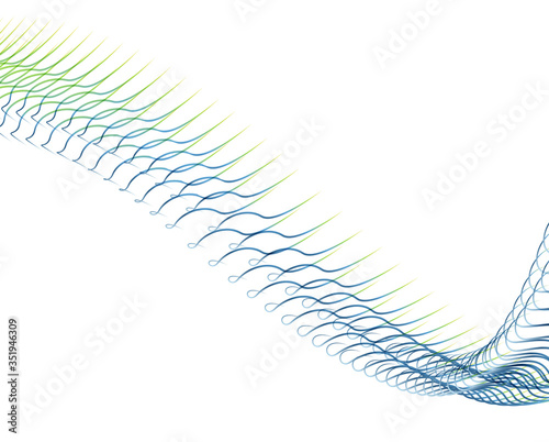 Abstract background blend wave line design for Wallpaper, Banner, Background, Card, Book Illustration, landing page