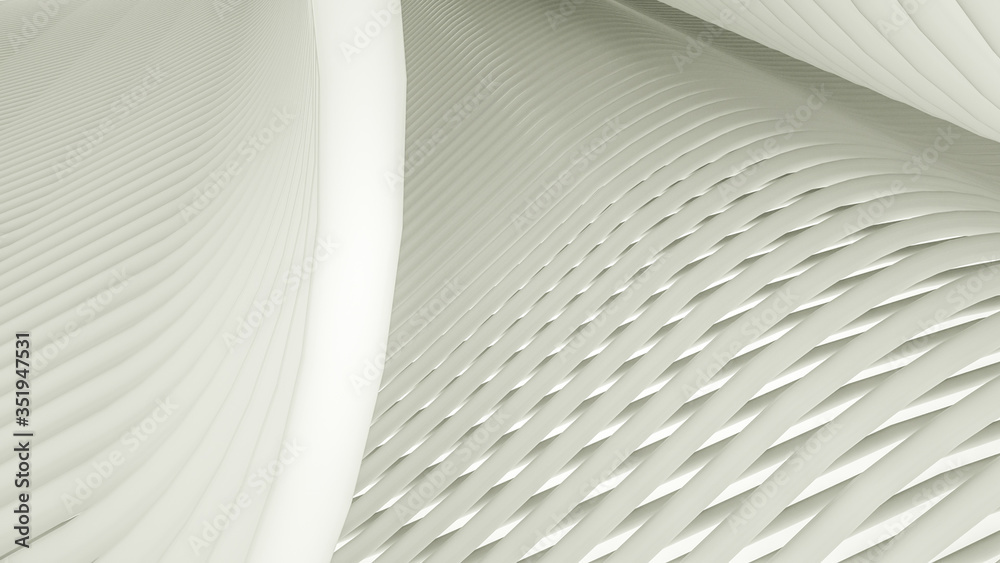 Naklejka premium background from gray abstract cylinders. 3d render illustration