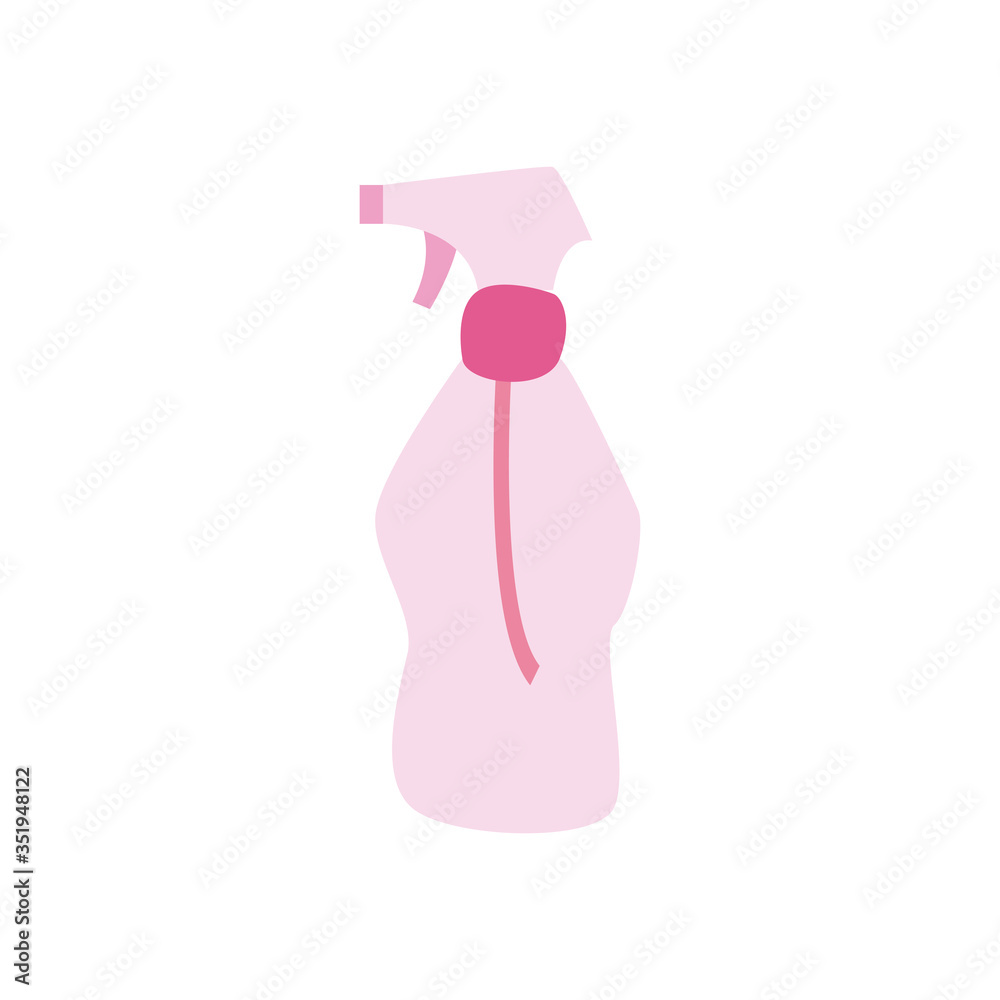 Spray bottle flat style icon vector design Spray bottle flat style icon vector design