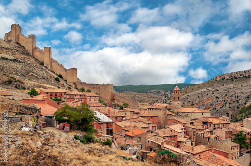 Village of Albarracin in the north of Spain in a sunny day © Tomas