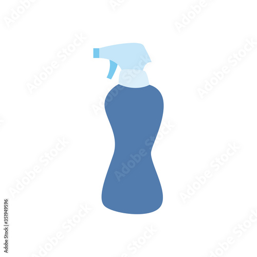 Spray bottle flat style icon vector design