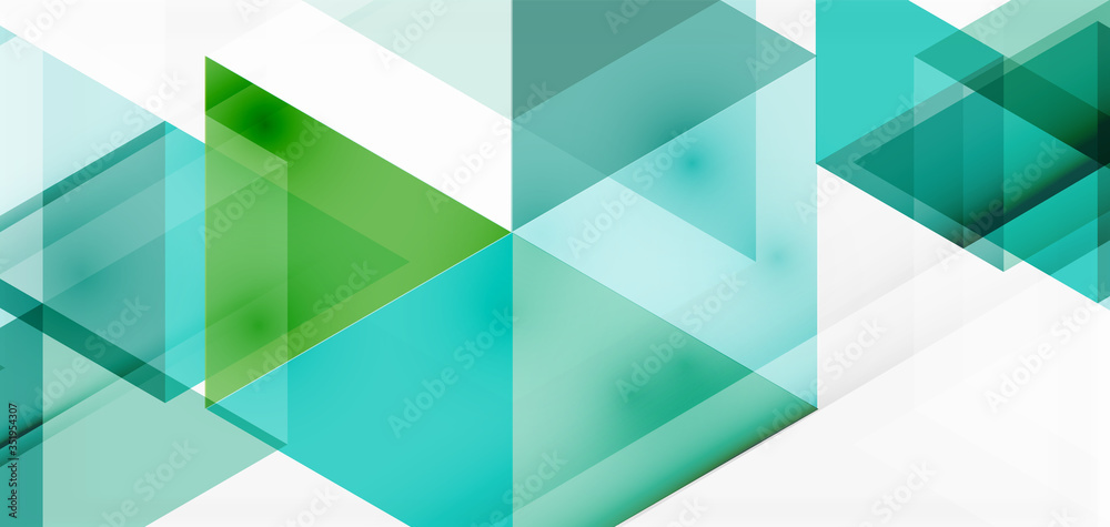 Geometric abstract background, mosaic triangle and hexagon shapes. Trendy abstract layout template for business or technology presentation, internet poster or web brochure cover, wallpaper Geometric abstract background, mosaic triangle and hexagon shapes. Trendy abstract layout template for business or technology presentation, internet poster or web brochure cover, wallpaper