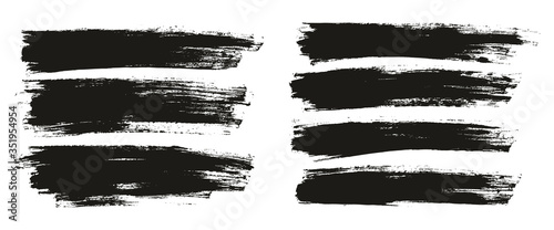 Flat Paint Brush Thin Full Background High Detail Abstract Vector Background Mix Set 