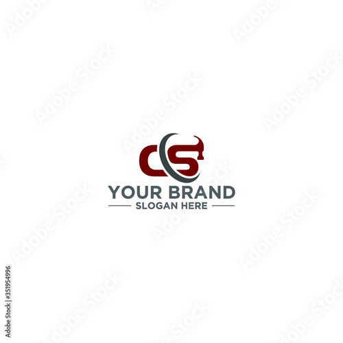 company logo CS design modern house logo, real estate logo, simple logo for real estate and residence 