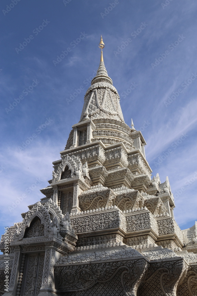 Palais royal à Phnom Penh, Cambodge