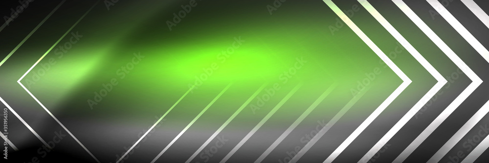 Shiny neon glowing techno lines, hi-tech futuristic abstract background template with square shapes Shiny neon glowing techno lines, hi-tech futuristic abstract background template with square shapes