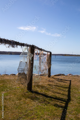 Fischernetze  und Reuse © Britta Kromand