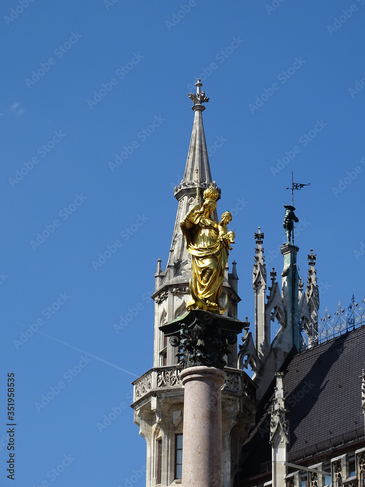 Rathaus Tower in Munich, Germany Rathaus Tower in Munich, Germany