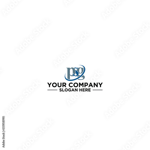 business logo initial psg design