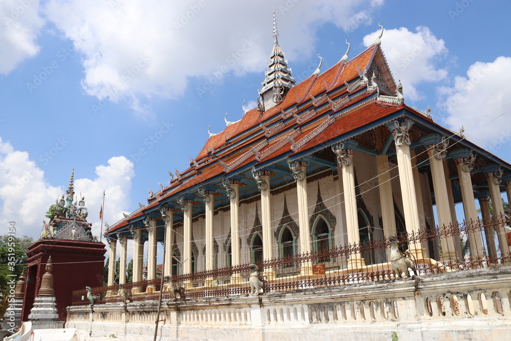 Temple à Battambang, Cambodge