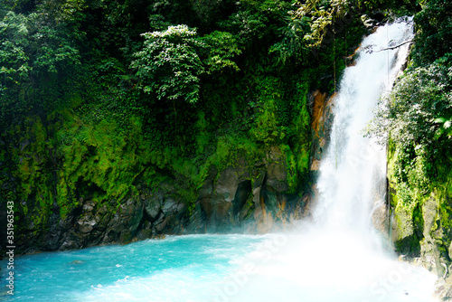Rio celeste waterfall and jungle trek