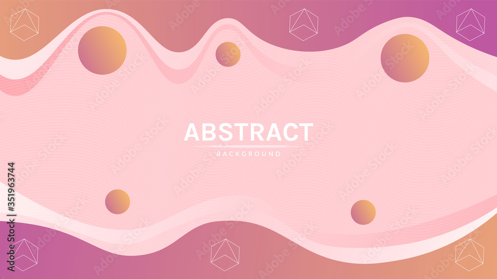 Abstract background with gradient shapes composition.Eps10 vector