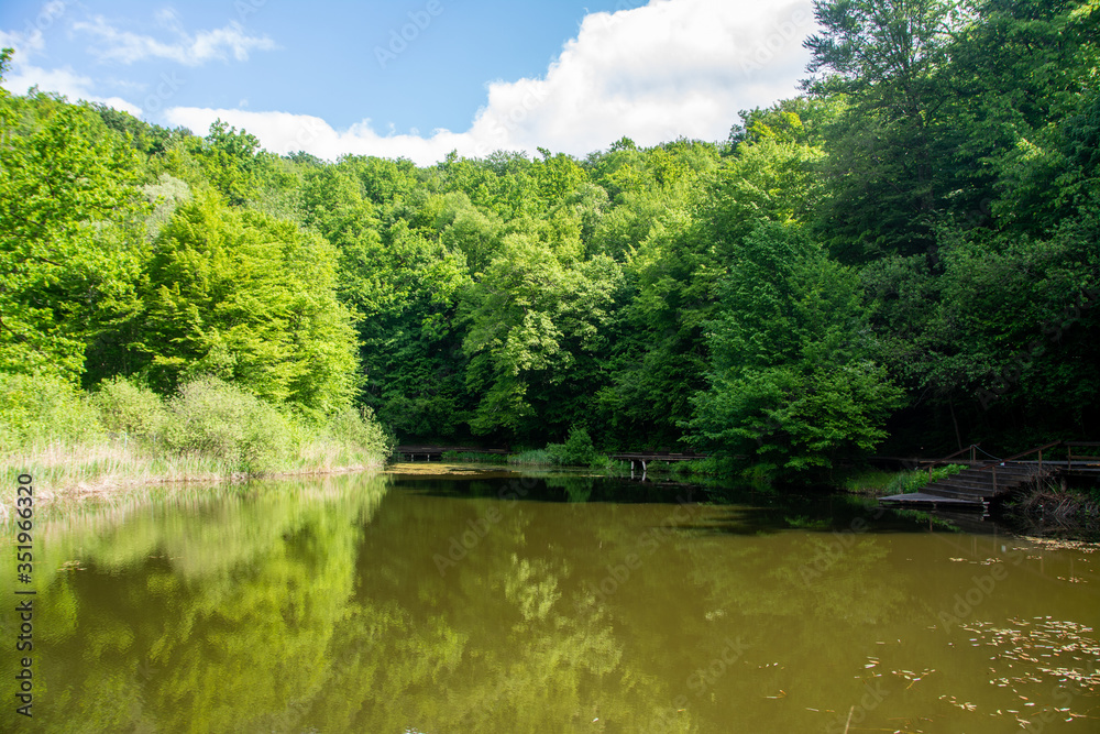 Paraschiva Lake in Sovata resort