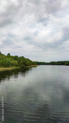 Fototapeta Naklejka Na Ścianę i Meble -  Perfect lake landscape in the spring season