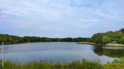 Fototapeta Naklejka Na Ścianę i Meble -  Perfect lake landscape in the spring season