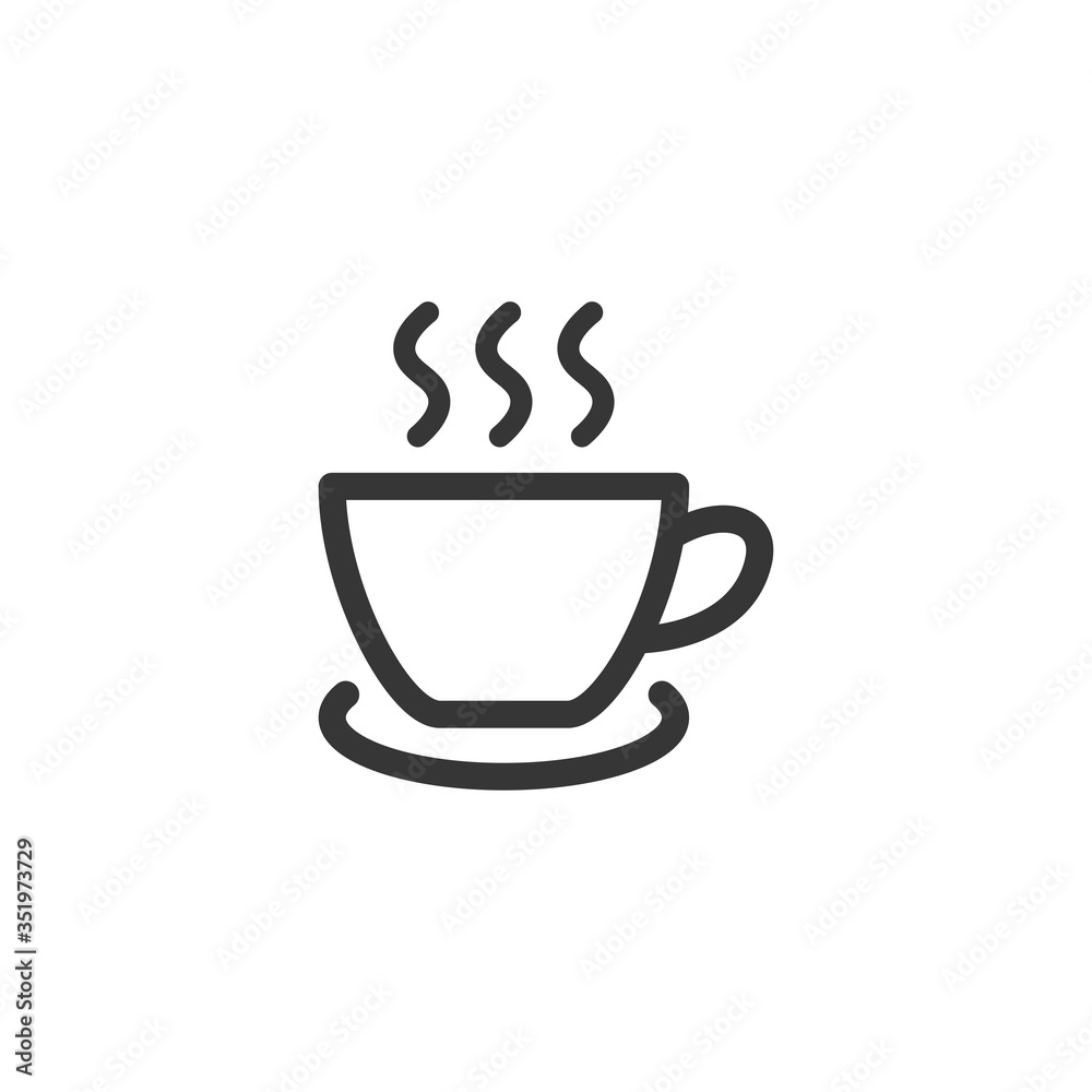 Tea Cup Icon Vector Illustration. Coffe Cup Icon Tea Cup Icon Vector Illustration. Coffe Cup Icon