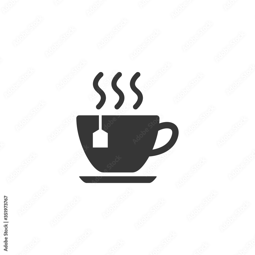 Tea Cup Icon Vector Illustration. Coffe Cup Icon Tea Cup Icon Vector Illustration. Coffe Cup Icon