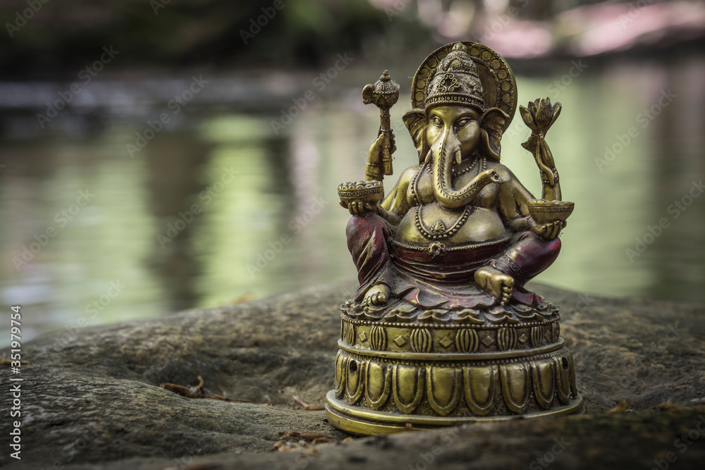 Konstfotografi statue of ganesha