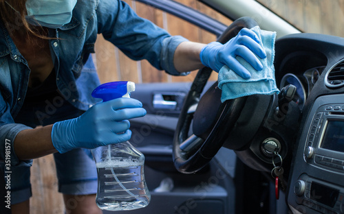 sanitizing car interior covid prevention