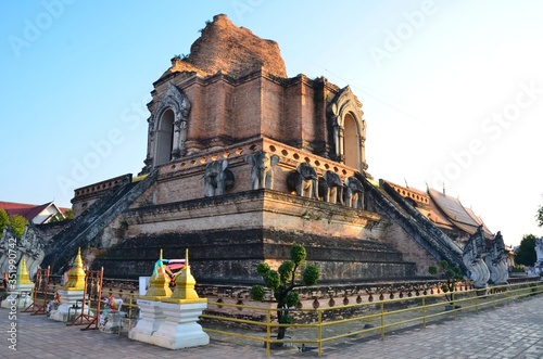 Ruins of Phra That Chedi Luang - once the biggest chedi in Chiang Mai region