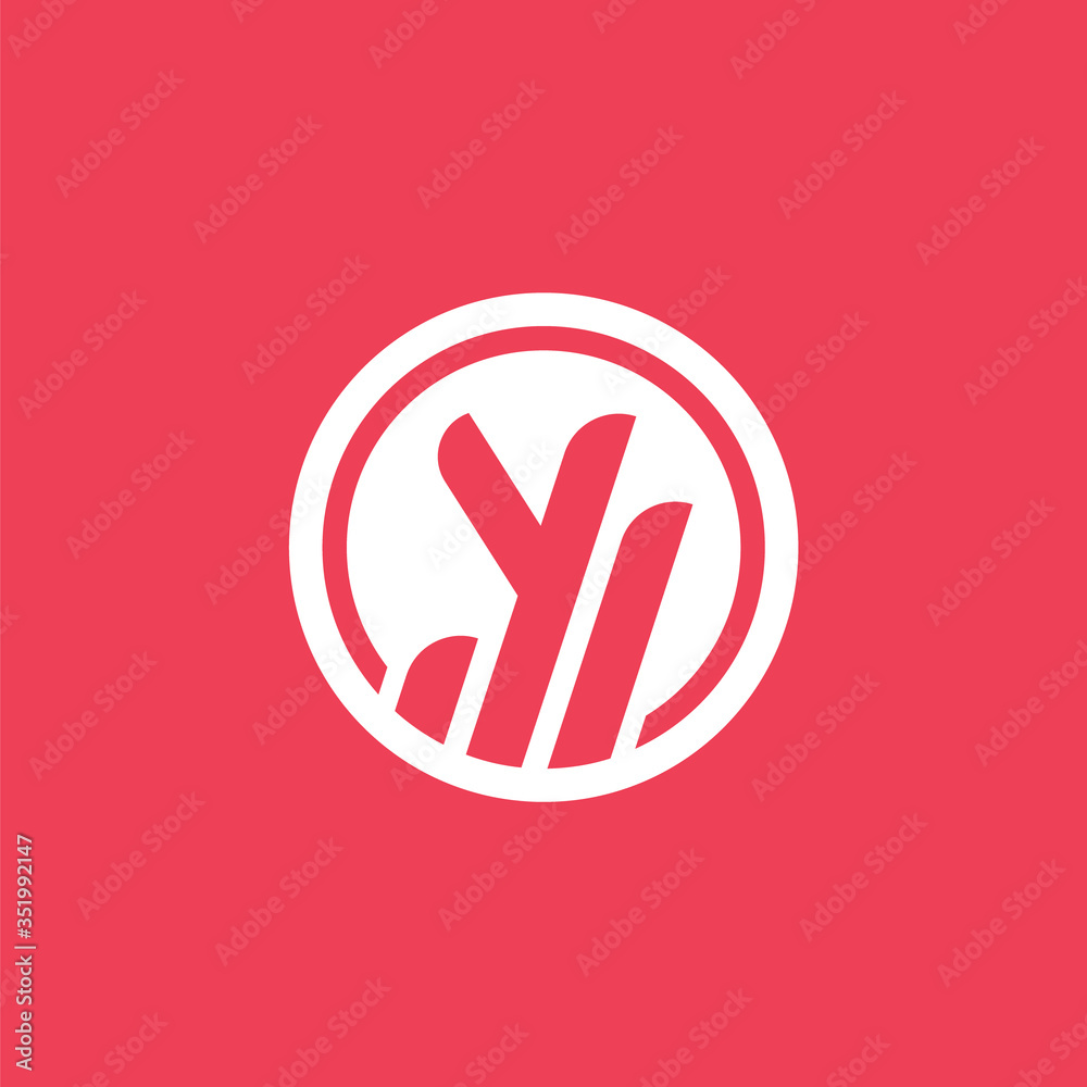 Fototapeta premium Y Letter Logo