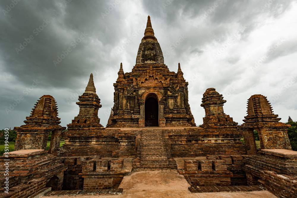 The ruins of South Guni Temple, Baga, Myanmar