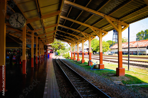 A beautiful view of Railway Station at Chiang Mai, Thailand.