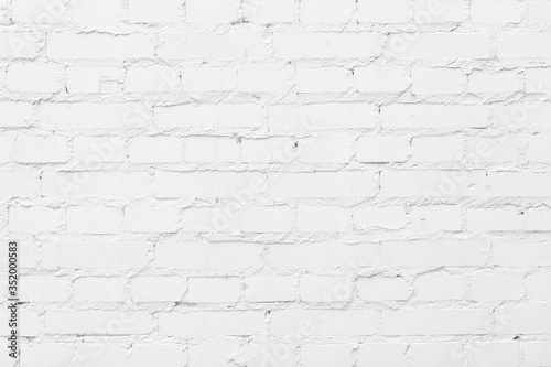 white brick wall texture background