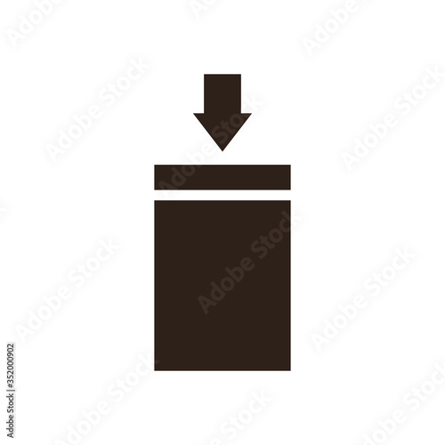 stacking limitation flat style icon vector design