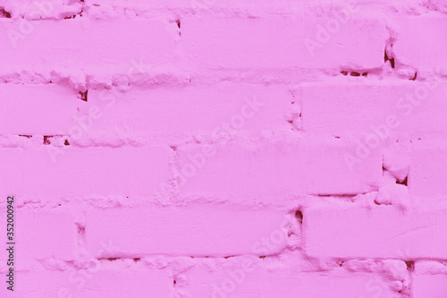 pink old brick wall texture background