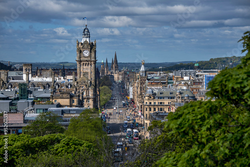 Edinburgh photographed in Scotland, in Europe. Picture made in 2019.