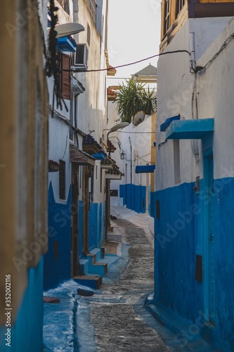 Narrow street in Rabat, Morocco  © Alejandro