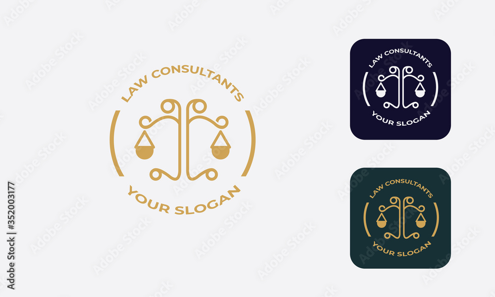 law logo can be used for law consultants -justice -royal law - law firm - lawyer, law office, notary, hammer - an attorney with modern style, with cream color, white, blue law logo can be used for law consultants -justice -royal law - law firm - lawyer, law office, notary, hammer - an attorney with modern style, with cream color, white, blue