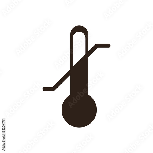 temperature limitation flat style icon vector design