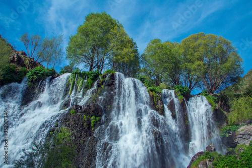 Shaqi waterfall in Sisian Armenia