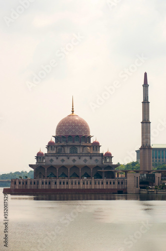 The Pink Mosque at Putrajaya, Malaysia