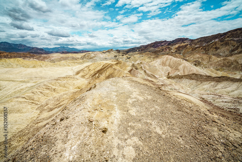 hikink the golden canyon - gower gulch circuit in death valley  california  usa