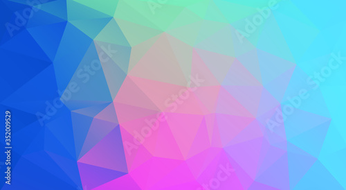 multicolor horizontal triangle background for you design