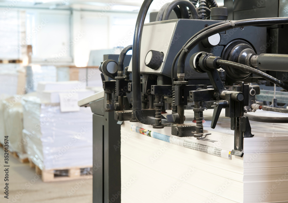 Printing house. Machines for printing. Printing house. Machines for printing.