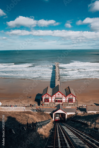 Coastal Seaside Town Beach Town Landscape Fishing Town England Ocean Beach Sea Hills