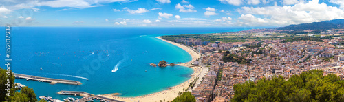 Panoramic view of Blanes