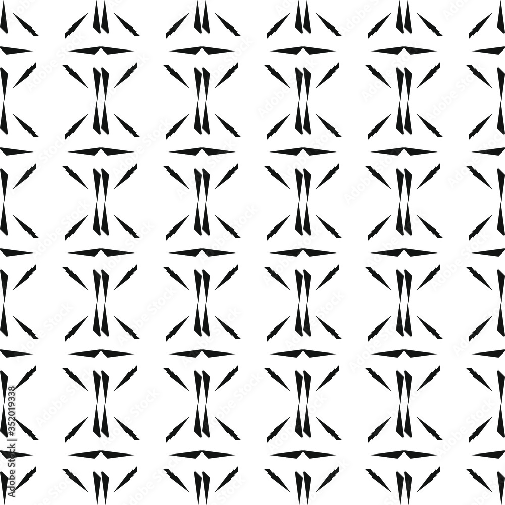 Fototapeta Seamless vector pattern in geometric ornamental style