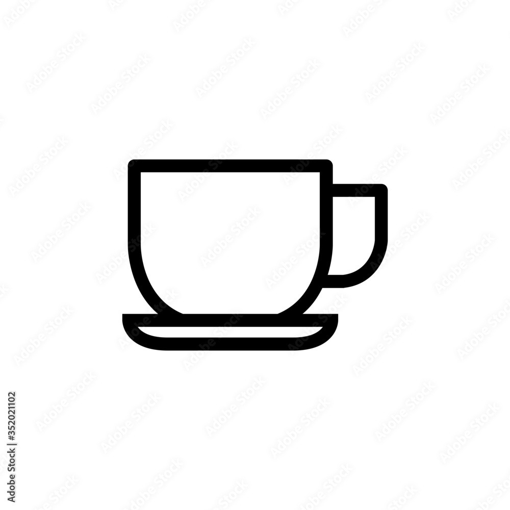 Coffee cup icon, coffee mug icon Coffee cup icon, coffee mug icon